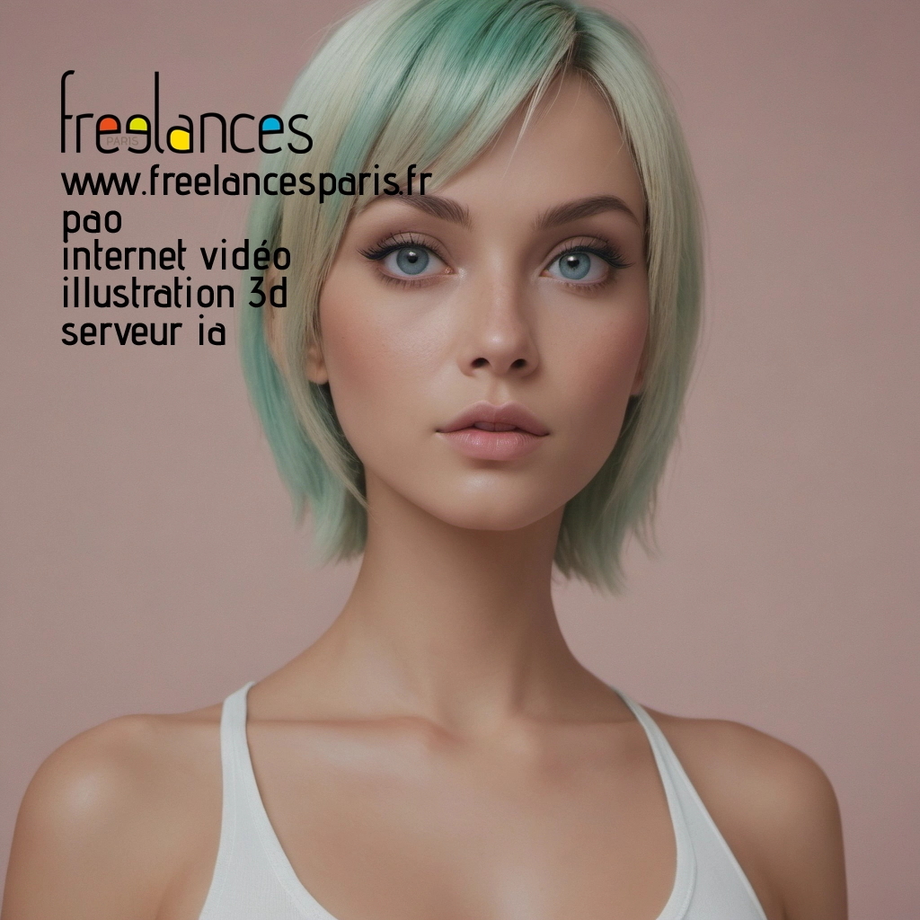 Pao mise en page internet vidéo illustration 3d serveur IA générative AI freelance paris studio de création magazines 8l840go0